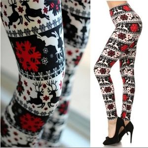 🔥SALEAdorable Super Buttery soft stretchy Holiday Leggings